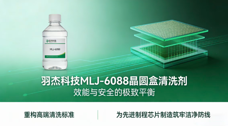 羽杰科技MLJ-6088晶圆盒清洗剂：先进制程芯片制造洁净保障与降本增效方案